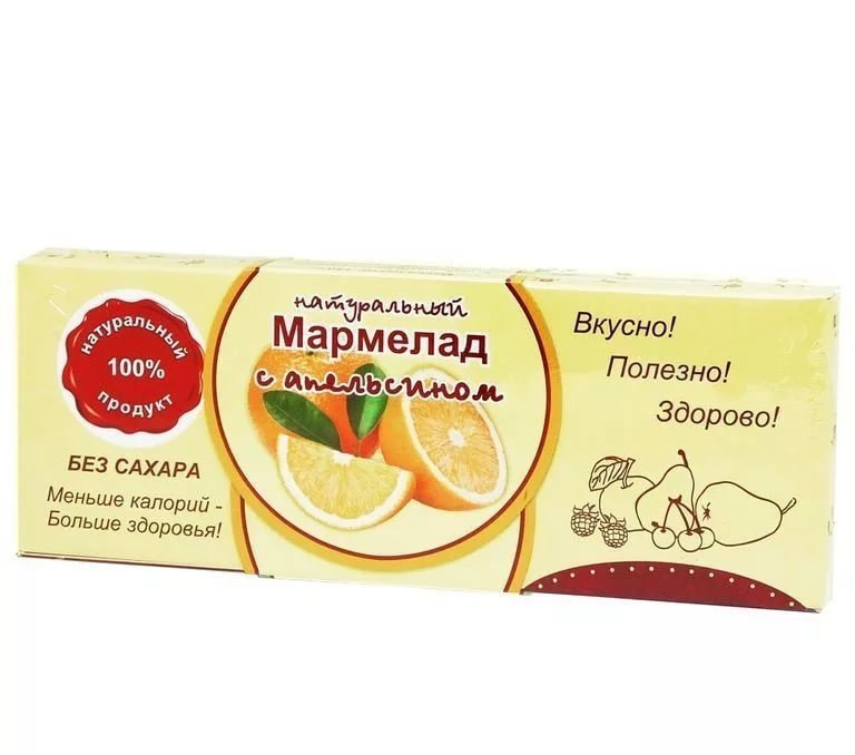  Мармелад натуральный "Апельсин" 140г в Нефтекамске