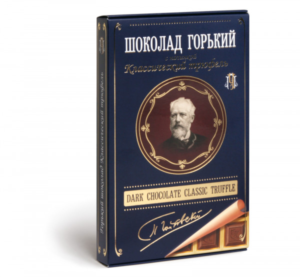 №1 Фабрика Томер  Горький шоколад ТРЮФЕЛЬ классический (Чайковский), 112г в Нефтекамске
